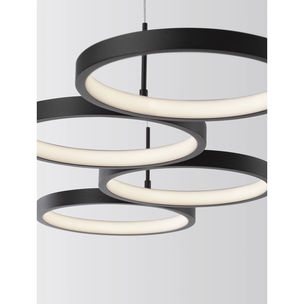 Moderne Pendelleuchte Magnus schwarz 84cm Lyora 5212017433183