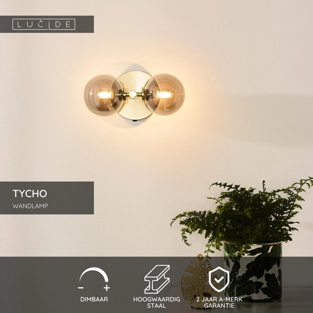 Wandlampe Tycho Gold Lucide 5411212450937