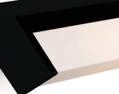Spiegel Wandleuchte Mirror 88 cm schwarz Artdelight 8719831736515