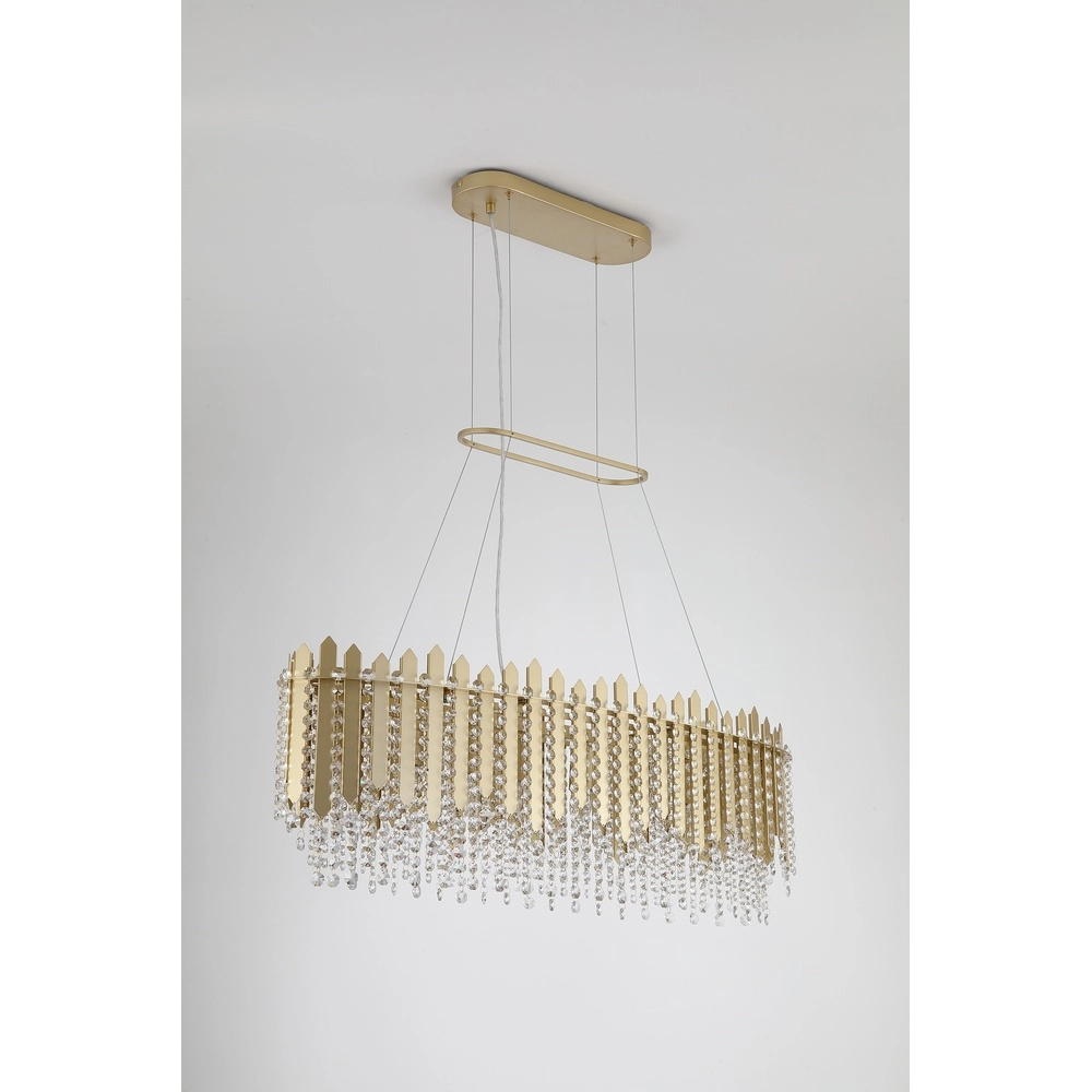 Pendelleuchte Spear Goldenes Oval Searchlight 5053423304205