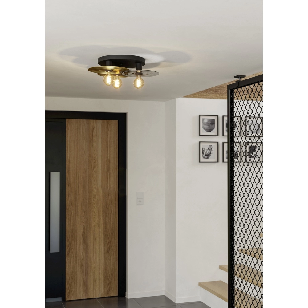 Design-Deckenlampe Lintmill Ø 53cm - 3x E27 Eglo 9002759440275