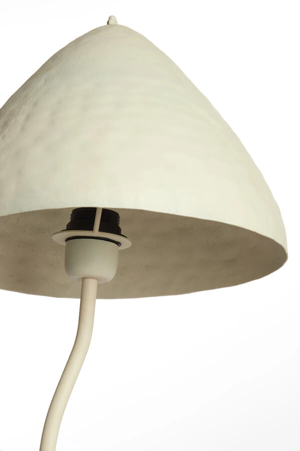 Tischlampe Elimo Ø 25cm x 50cm weiß Light & Living 8717807705176