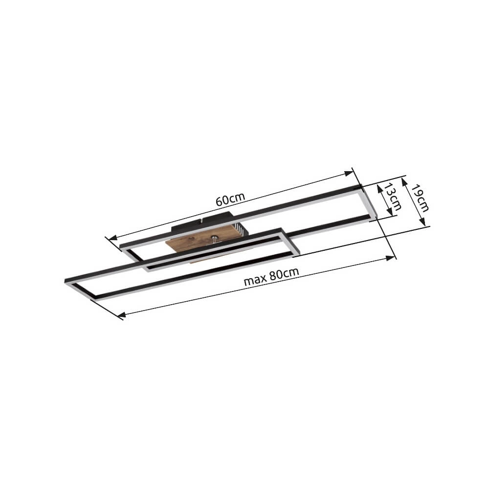 Drehbare Deckenleuchte Dakari 30W Globo 9007371458783