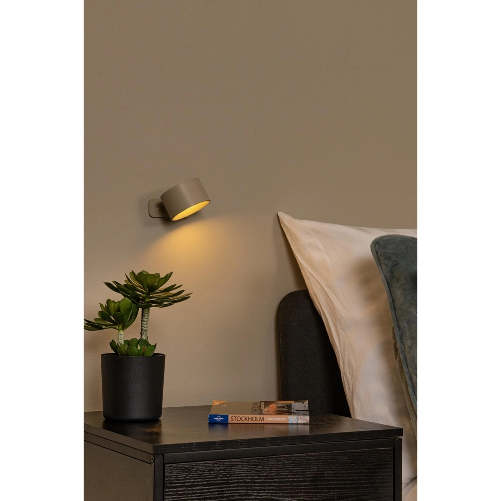 Wiederaufladbare Schreibtischlampe Jolan taupe Lucide 5411212461100