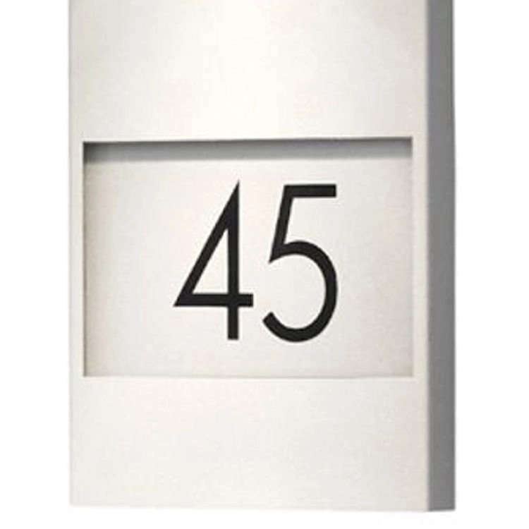 Wandspot Modena Adress grau mit Hausnummer KonstSmide 7318307655308