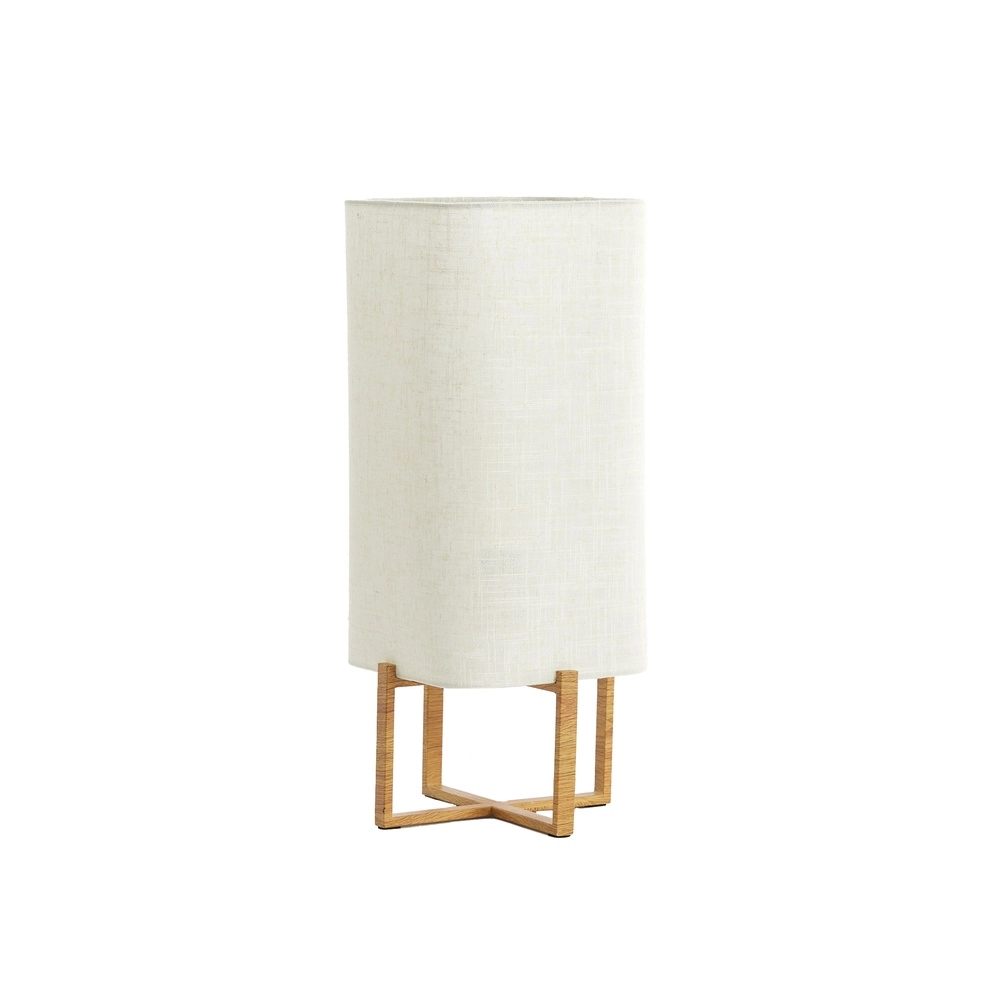Tischlampe Wyn 50,5 cm – cremefarbenes Seil mit Holzoptik Light & Living 8717807792572