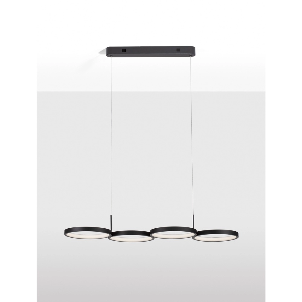 Moderne Pendelleuchte Magnus schwarz 84cm Lyora 5212017433183