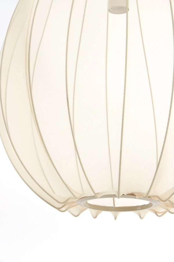 Japandi Pendelleuchte Itela creme Ø 50cm Light & Living 8717807702762