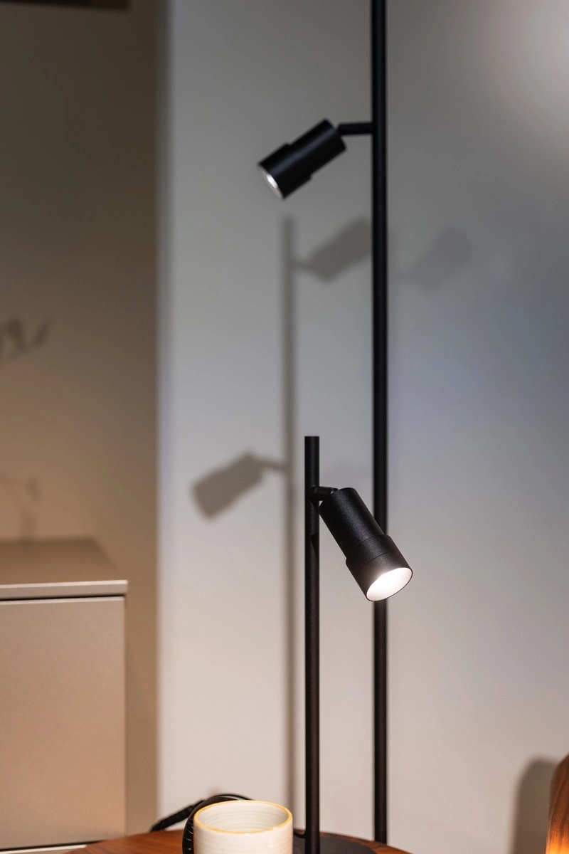 Doppelte LED-Leselampe Liam Schwarz ETH 8720195310662