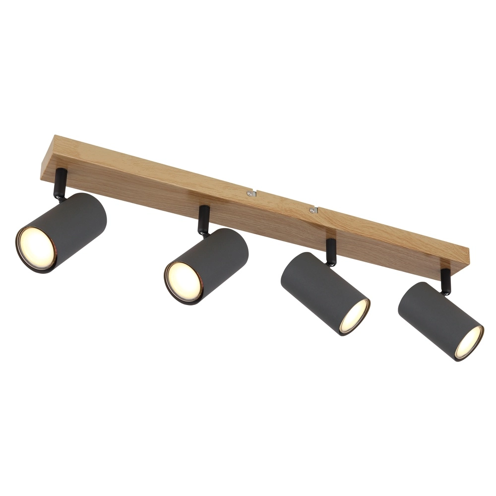 Deckenlampe 4-Licht Robby Holz