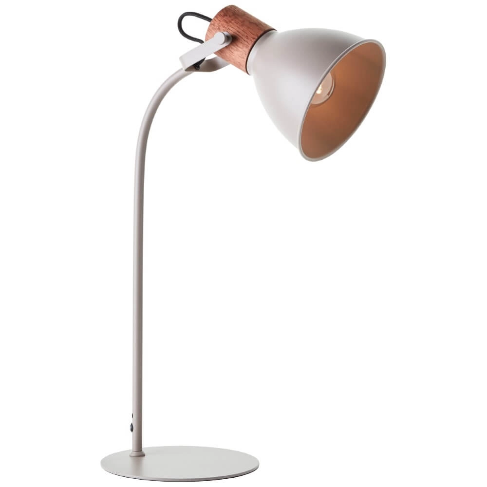 Tischlampe Erena Taupe Brilliant 4004353412974