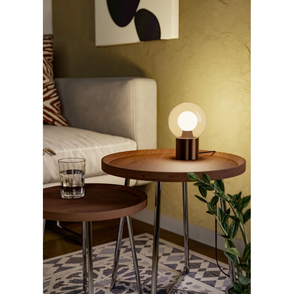 Design-Tischlampe Bravino Kupferbronze