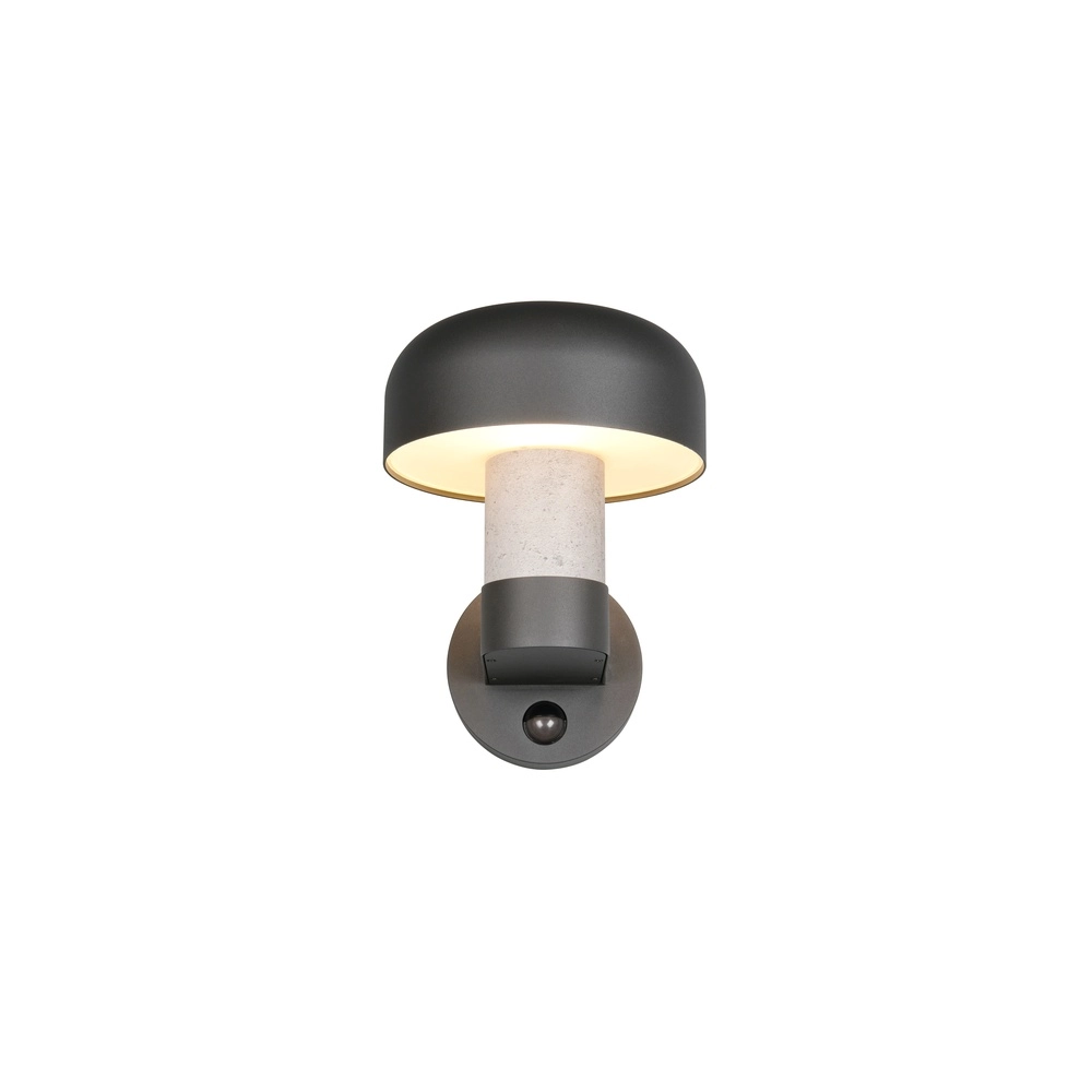 Design-Wandleuchte Fraser Grau mit Sensor Trio 4017807650242