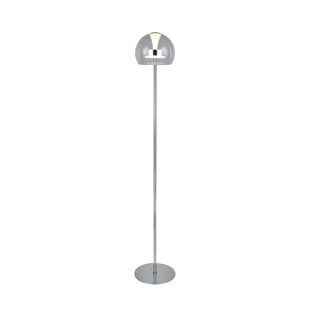 Stehlampe Flynt Chrom Trio 4017807671025