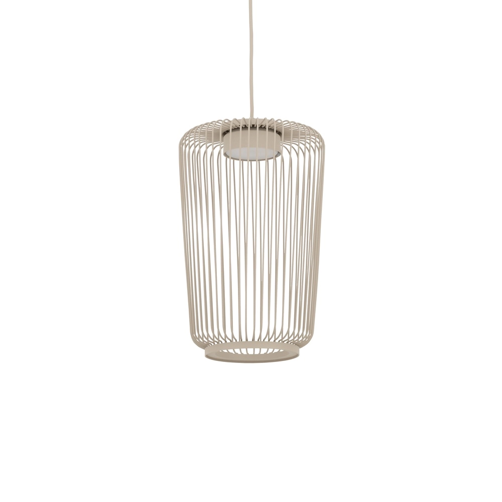 Käfiglampe Kenai sandbraun Ø 20 cm