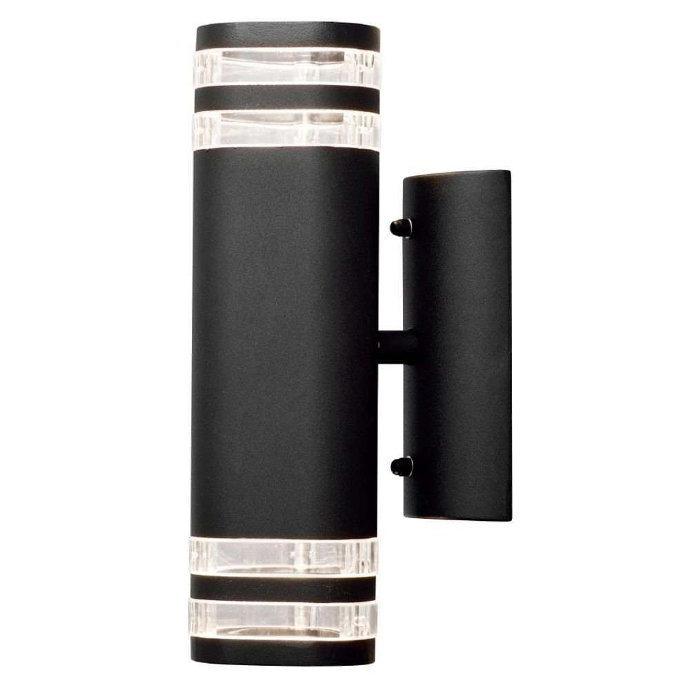 Wandspot Modena Up - Down 2 Leichter 28 cm Matt Black