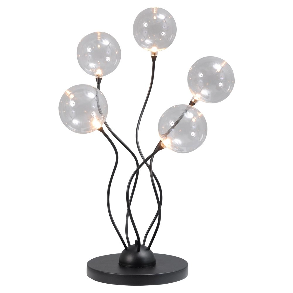 LED Tischlampe Gio 5-leichter schwarz