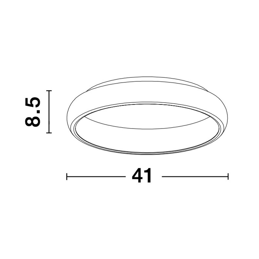 Deckenlampe Albi schwarz Ø 41cm Lyora 5212017419514