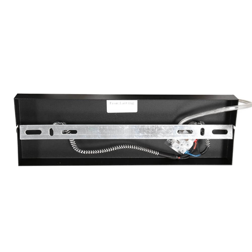 Schwarze Deckenlampe Ornoir 2-flammig Steinhauer 8712746151411
