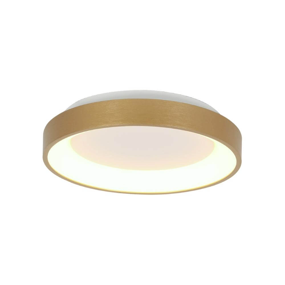 Deckenlampe Ringlede Design gold Ø 28cm