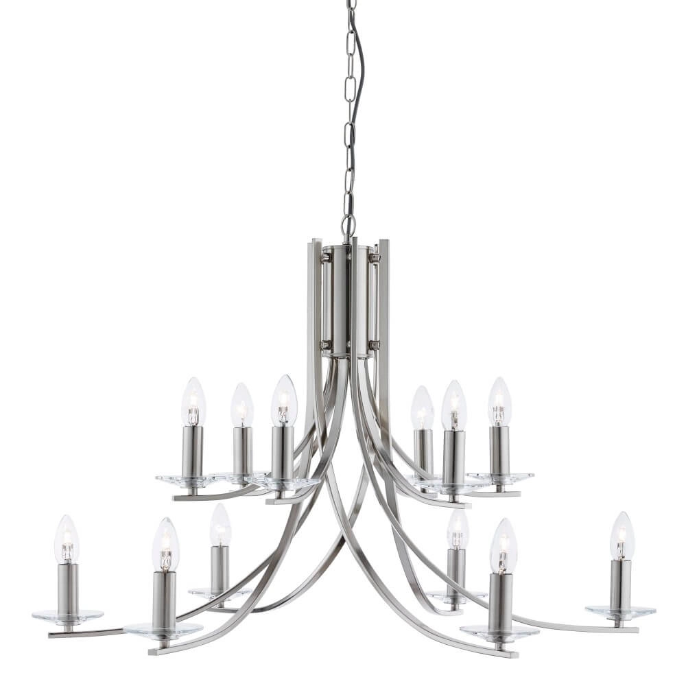 Hängelampe aus Chrom Ascona Ø 88cm