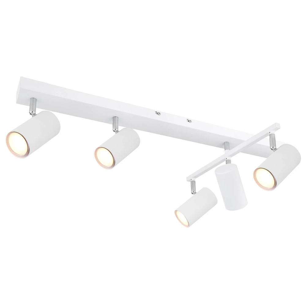 Deckenlampe 5-Leuchten Robby Weiß Globo 9007371430581
