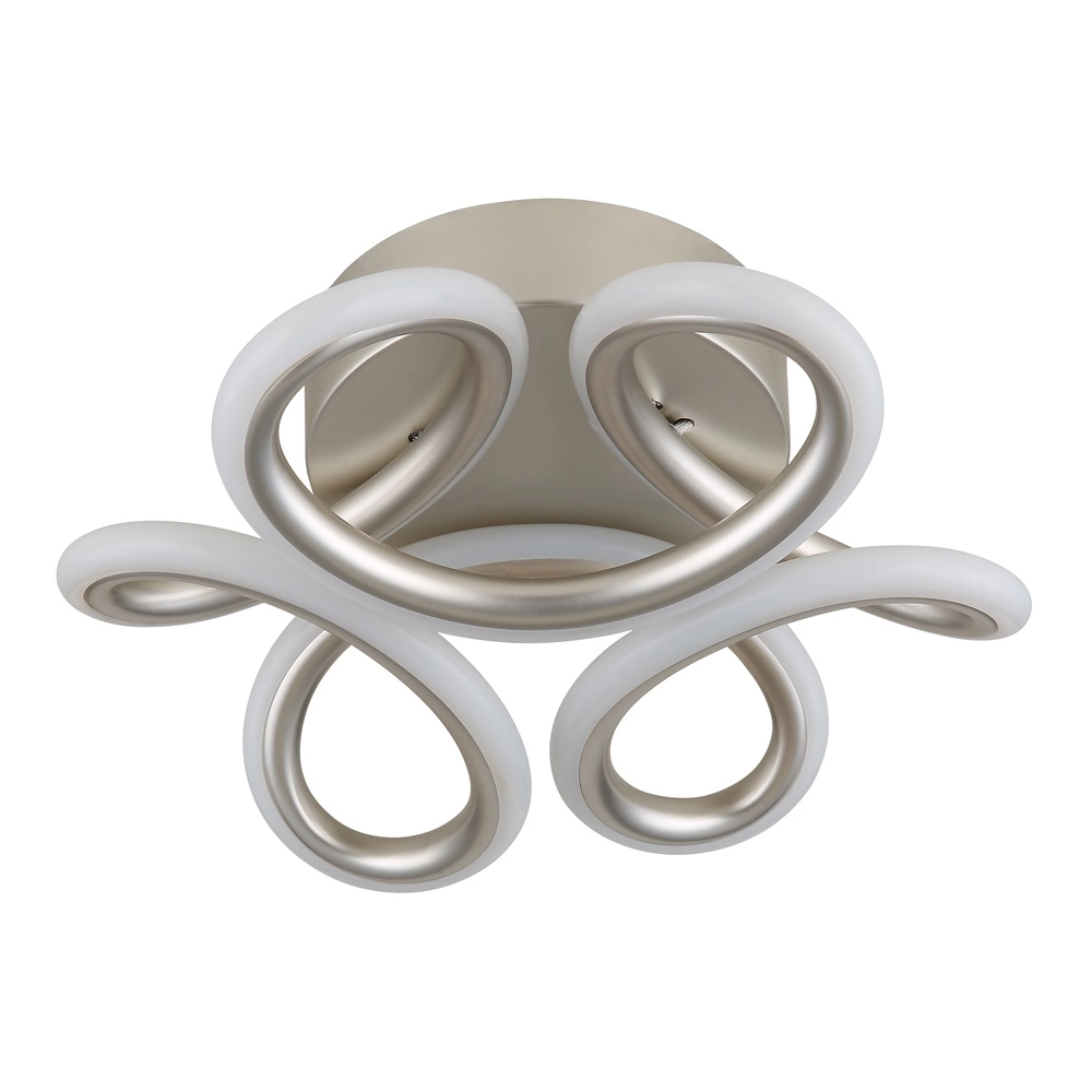 Silbergraue Deckenlampe Melisand Moderne Zeit Globo 9007371515349