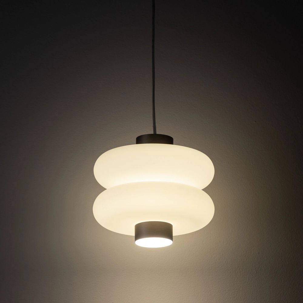 Design-Pendellampe Lunari Led Ø 16cm grau Lyora 5903139119818