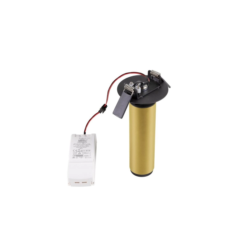 Einbaustrahler Grip! M Gold mit Schwarz 3000K SLV 4024163304450