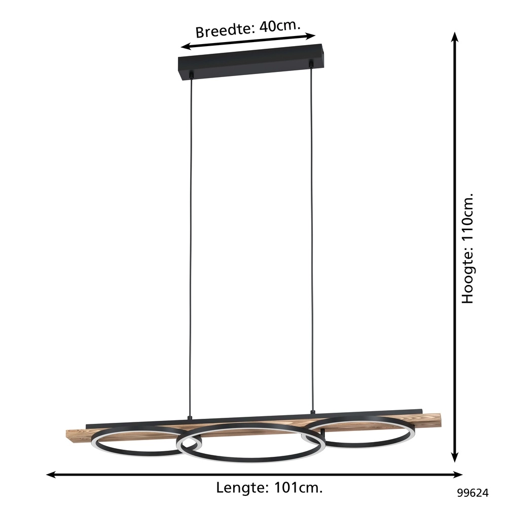 LED-Pendellicht Boyal Speisesaal Eglo 9002759996246