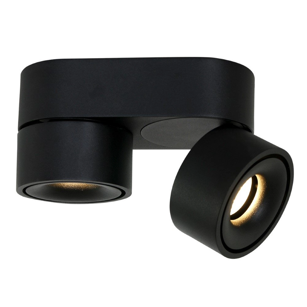 Spotlampe Fez Black 2-flammig schwarz Steinhauer 8712746132502