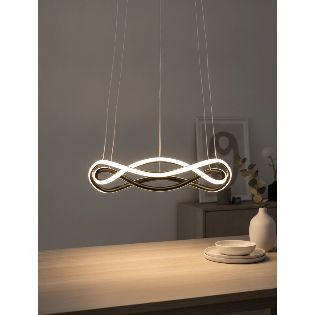 Design-Pendelleuchte Jinal schwarz Ø 45cm