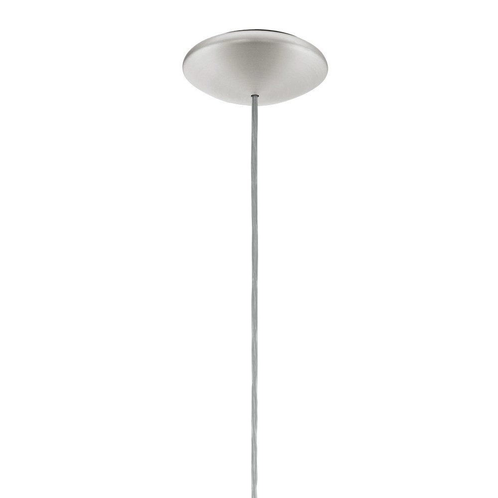 Pendelleuchte Sabinar 40 cm edelstahl mit Holzbraun Eglo 9008606300013