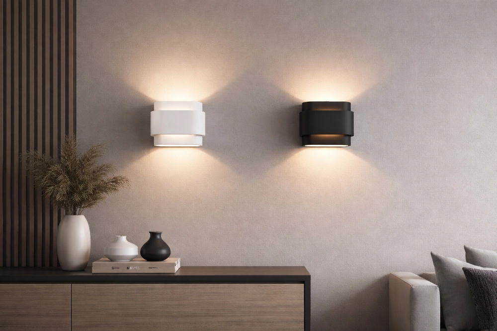 Einzigartige Wandlampe Metz Schwarz Artdelight 8720701104679