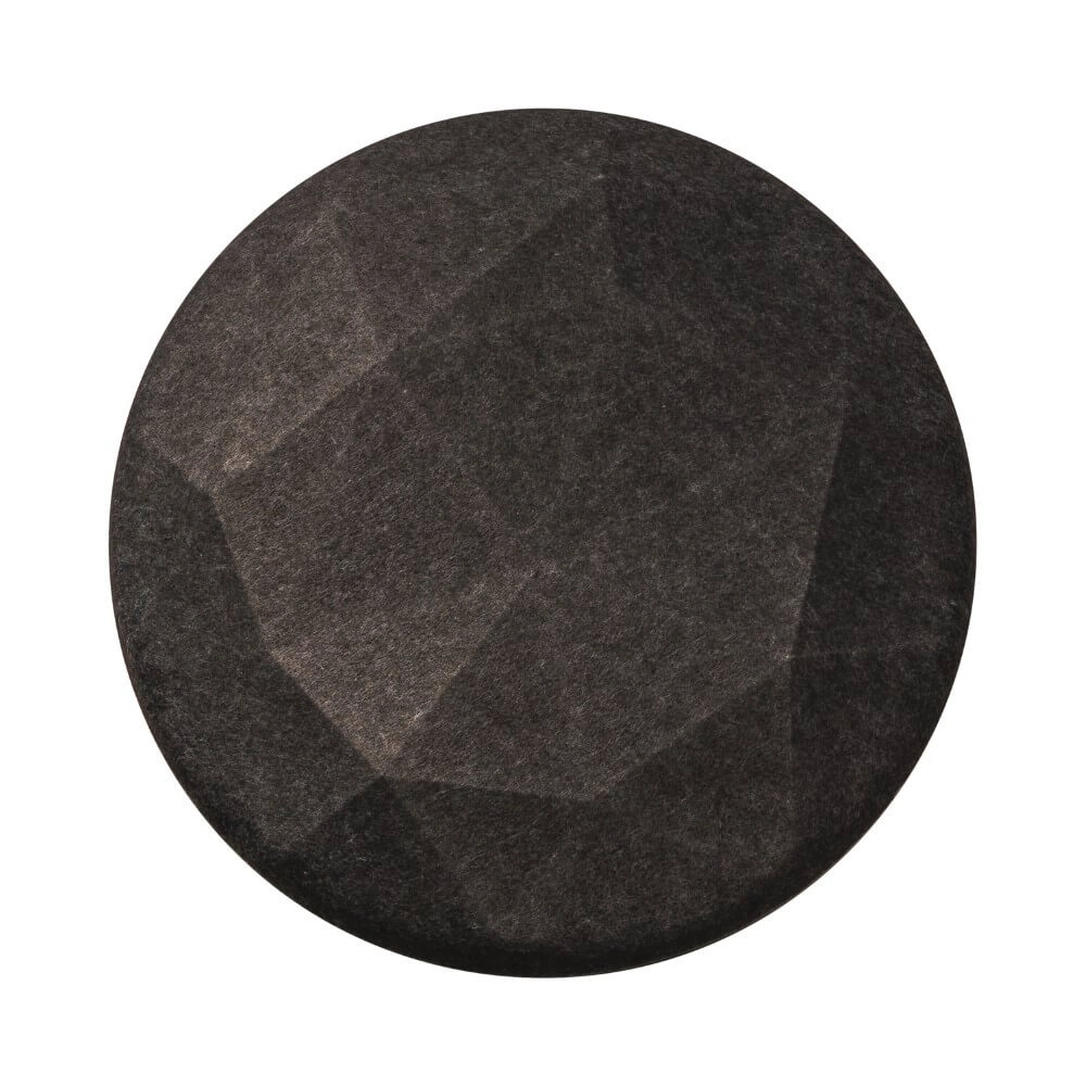 Kapuze aus Filz Mana Ø 60cm - grau