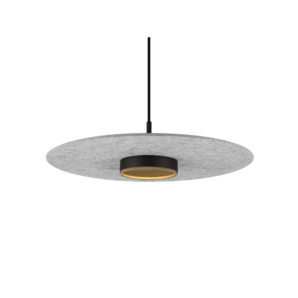 Kapuze aus Filz Grip! Flat Ø 50 x 0,6cm grau SLV 4024163316170