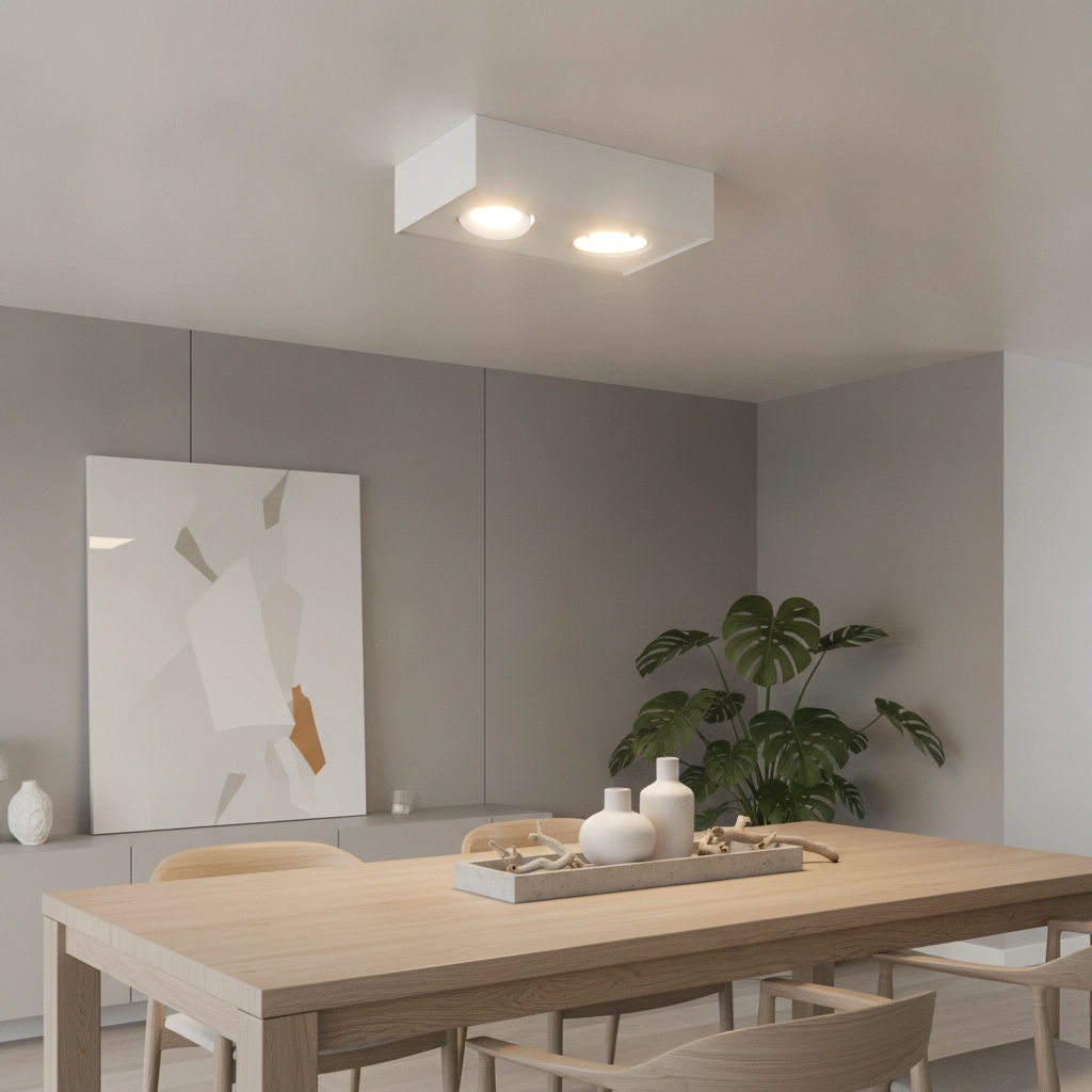 Design-Deckenleuchte Brooklyn doppelt weiß