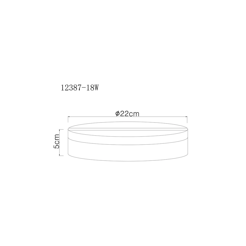 Deckenlicht Matthew Design weiß Ø 22 cm Globo 9007371450947