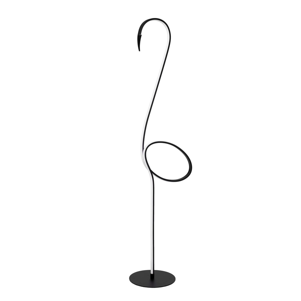 Stehlampe Flamingo Schwarz