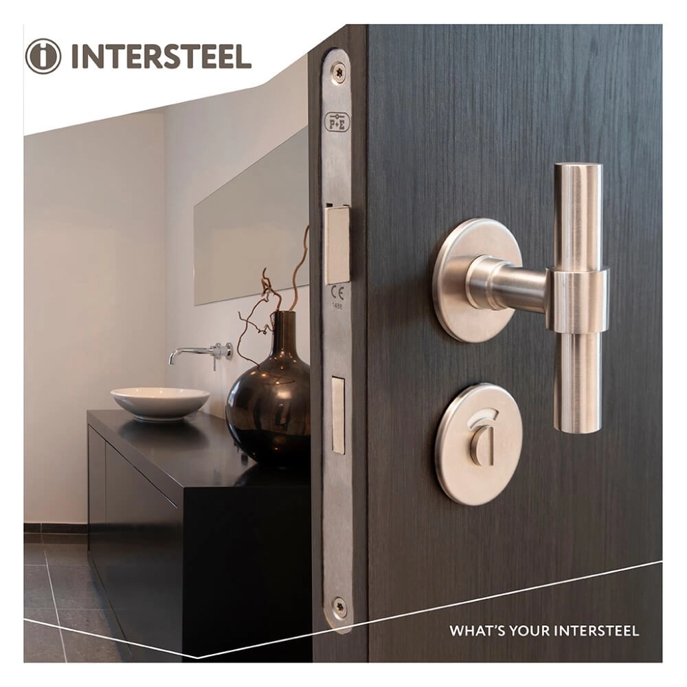 Verschluss der Toilette Tira flacher Edelstahl Intersteel 8714186052990