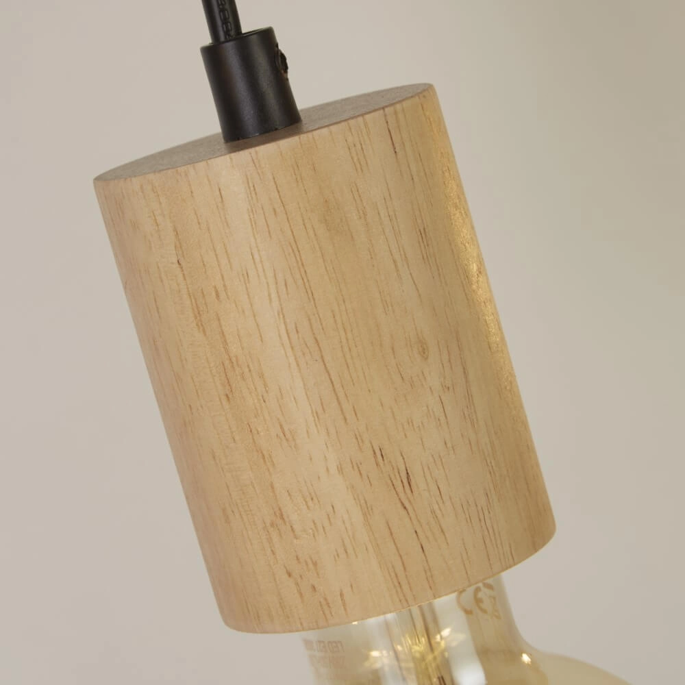 Deckenleuchte aus Holz Spinny 5-Licht Searchlight 5053423227849