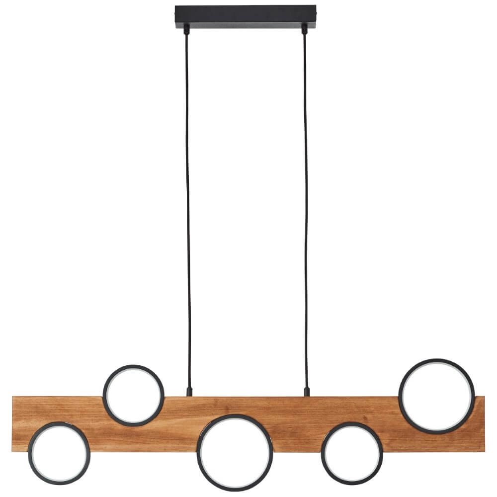Hängelampe Cheesy Holz Brilliant 4004353429644