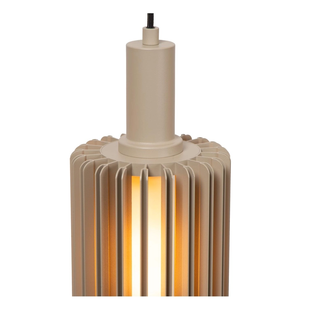 5-Licht Pendellampe Lambres Gerade taupe Lucide 5411212452979