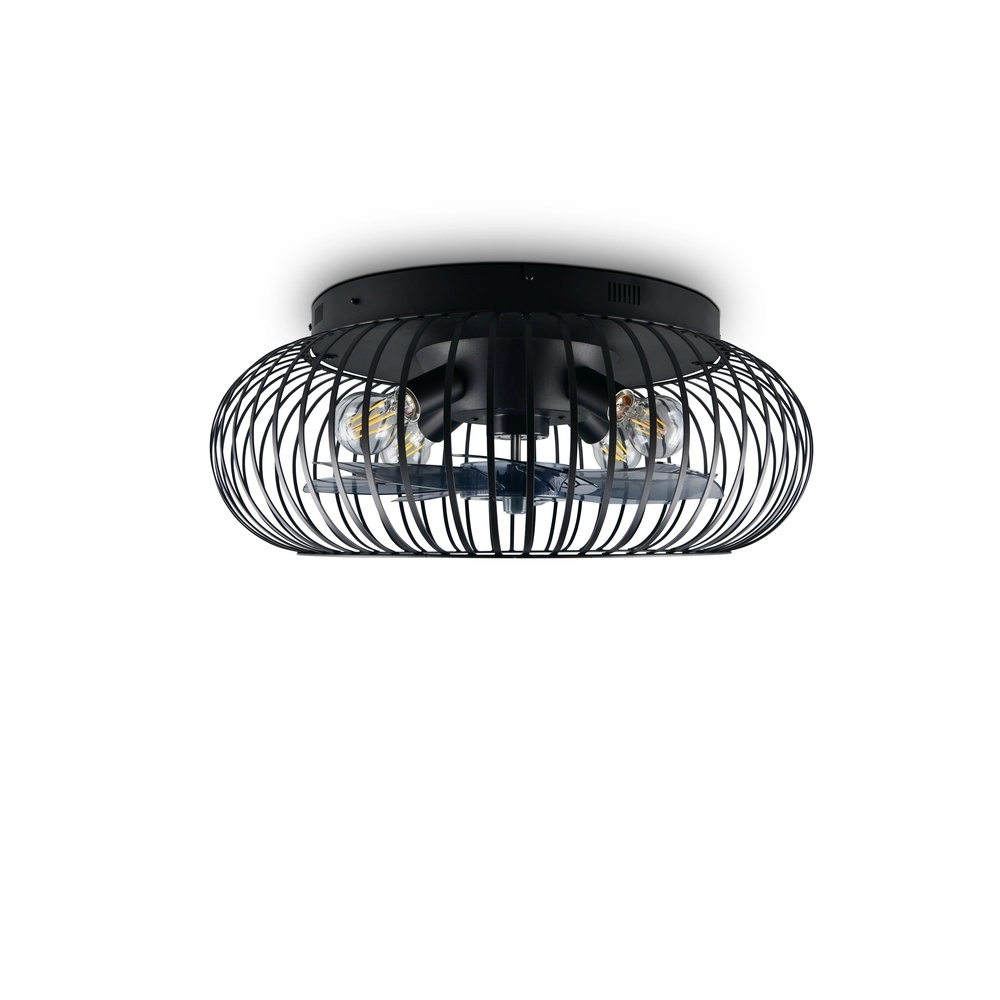 Schwarzer Fächer Johanna Ø 61cm Trio 4017807688115