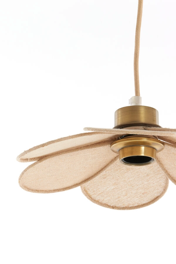 Pendelleuchte Fyano Blume creme Ø 30,5cm Light & Living 8717807706678