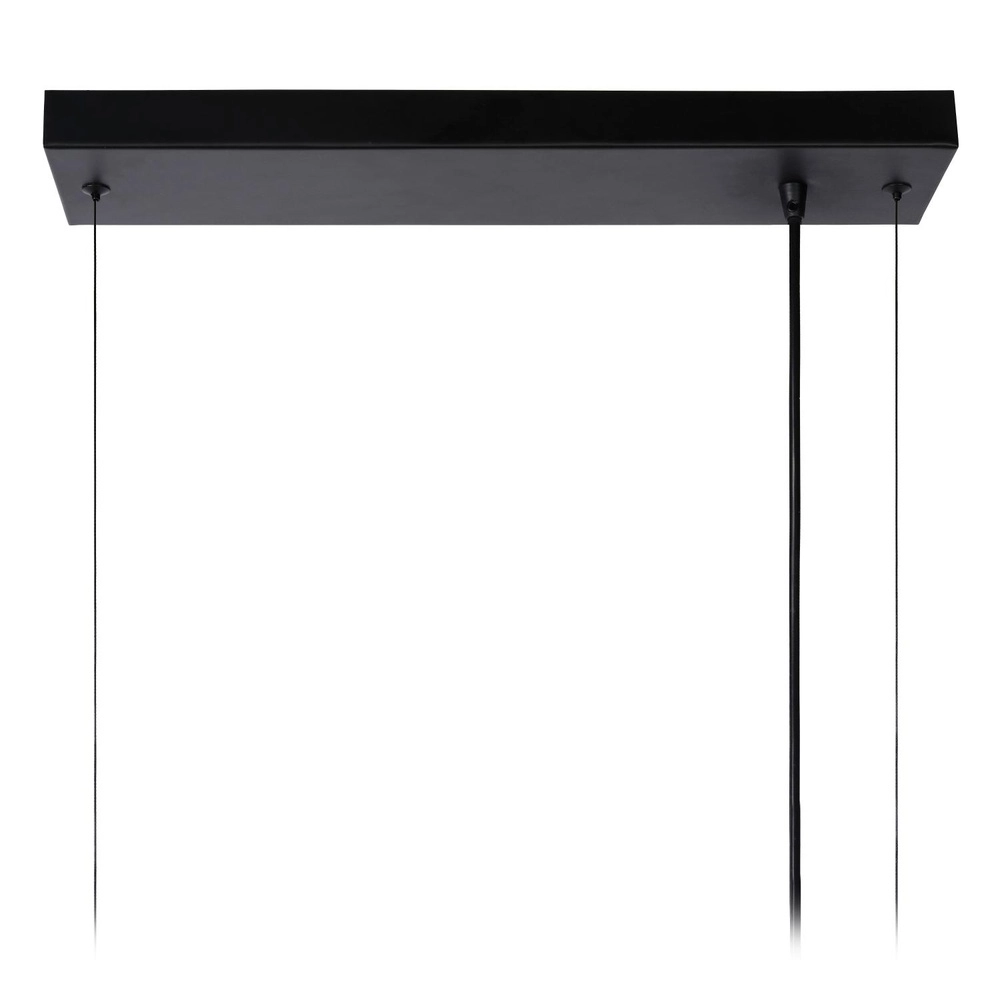Moderne Pendellampe Fabian 6-Licht Schwarz Lucide 5411212010810