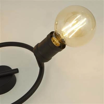 Deckenleuchte Dance Ring 3-Licht-Schwarz Searchlight 5053423188690