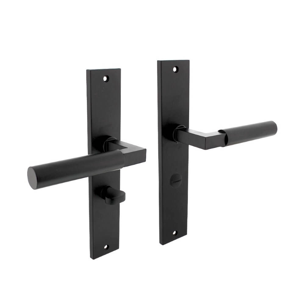 Türklinke Bau-Stil WC-Verschluss 63/8 schwarz Intersteel 8714186555255
