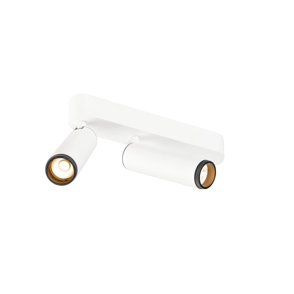 Aufputz-Spot Grip! M 2-flammig weiß 2700K SLV 4024163304603