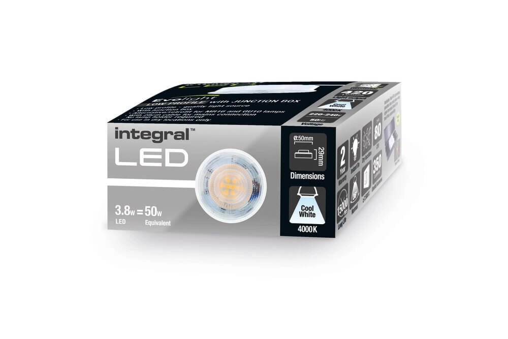 Dimmbarer GU10-Spot-Ersatz Evolight - 3.8W - 420lm - 4000K Lyora 5055788252795